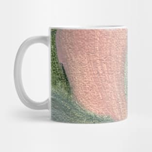 Green Pink Abstract Art Mug